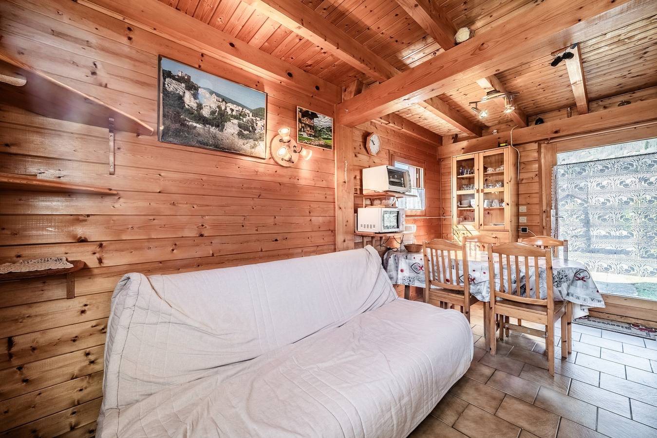 Chalet « 4p Simple - La Gélinotte »: Vista a la montaña, terraza privada y Wi-Fi in Verchaix, Region Bonneville