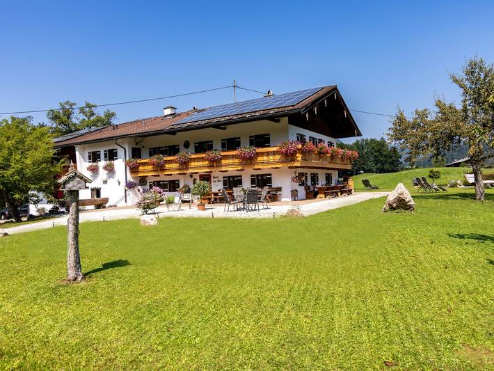 Pension Mooserlehen - Einzelzimmer Kehlstein mit Dusche/Wc, Tv, Balkon in Bischofswiesen, Alpes de Berchtesgaden