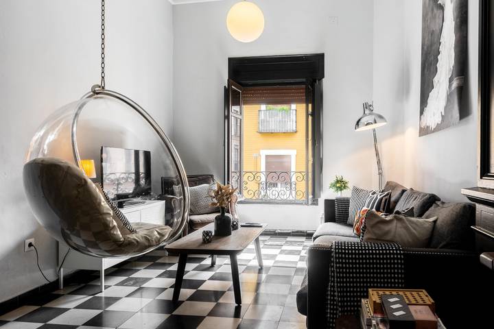 Apartamento para 6 personas, con balcón en Santa Cruz (Sevilla)