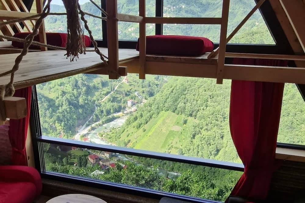 Havalı Bungalov-1 jakuzili Dere ve Şelale Manzaralı Süit Bungalow in Ardeşen, Black Sea region