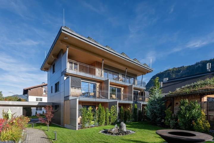 Ferienwohnung für 2 Personen, mit Sauna und Ausblick sowie Garten