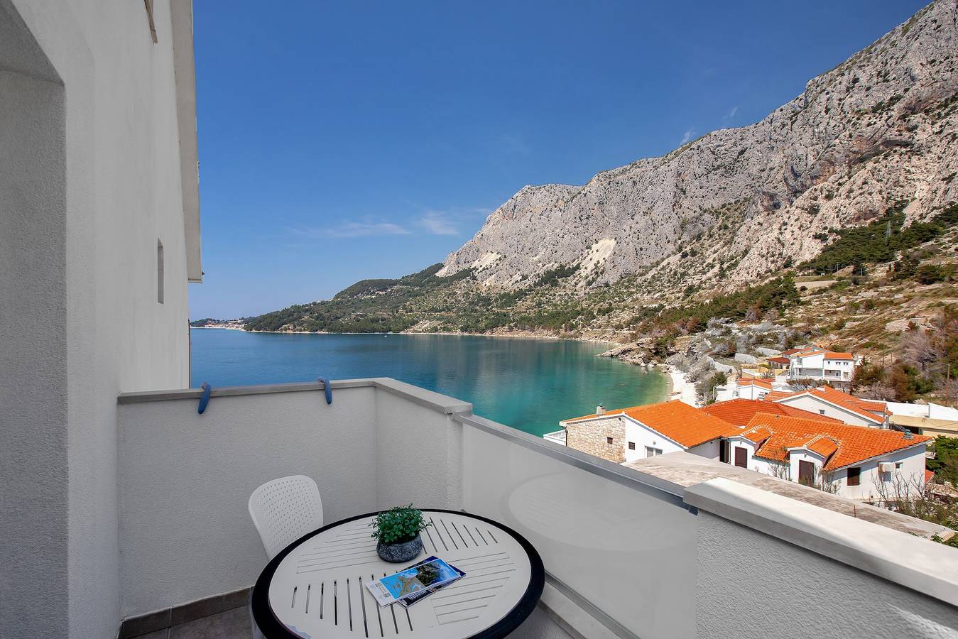 Ganze Wohnung, Studio Appartement mit Balkon und Meerblick Drasnice, Makarska As-2581-a in Drašnice, Makarska Riviera