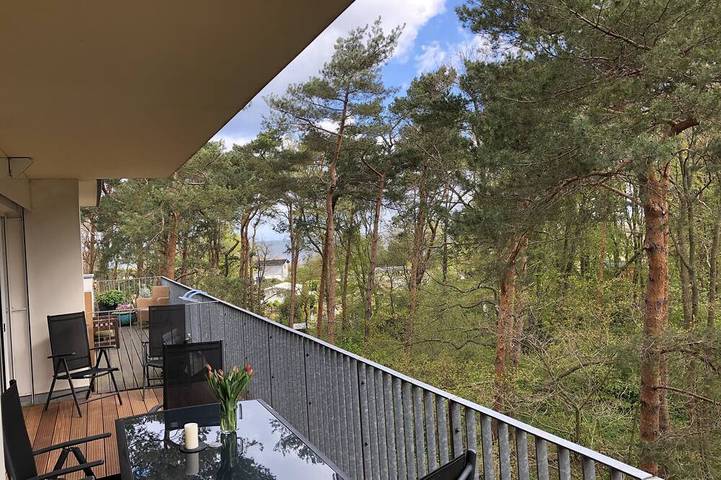 Ferienwohnung für 4 Personen, mit Pool und Sauna sowie Balkon in Zempin