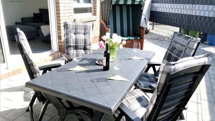 Ferienhaus für 4 Personen, mit Terrasse in Warwerort
