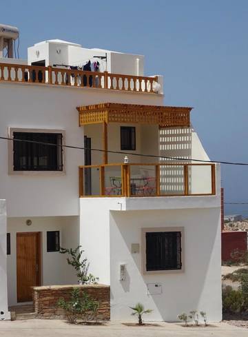 Location de vacances pour 8 personnes, avec vue et balcon, adapté aux familles dans Aftas Imsouane