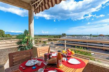 Gîte pour 4 personnes, avec balcon à Vescovato