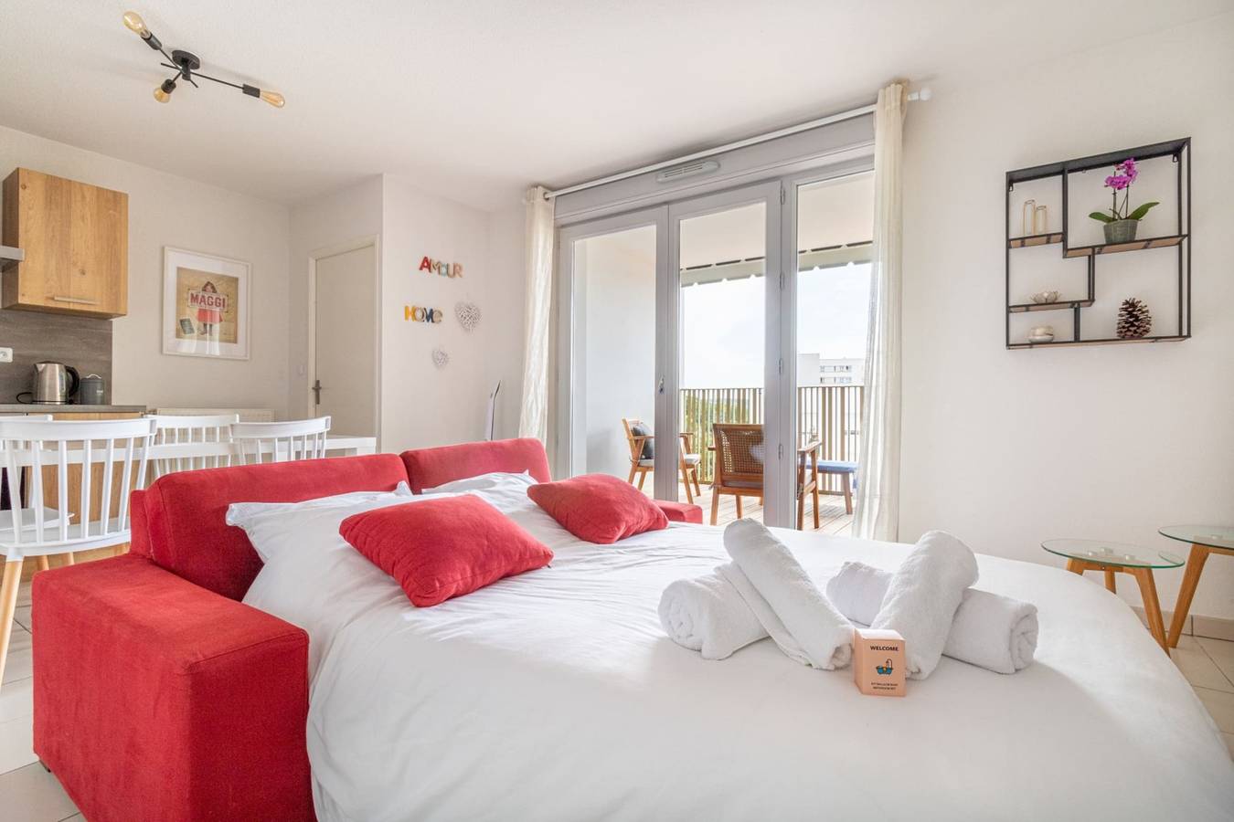 Appartement entier, Joli T2 avec un grand balcon meublé à Toulouse in Toulouse, Haute-Garonne
