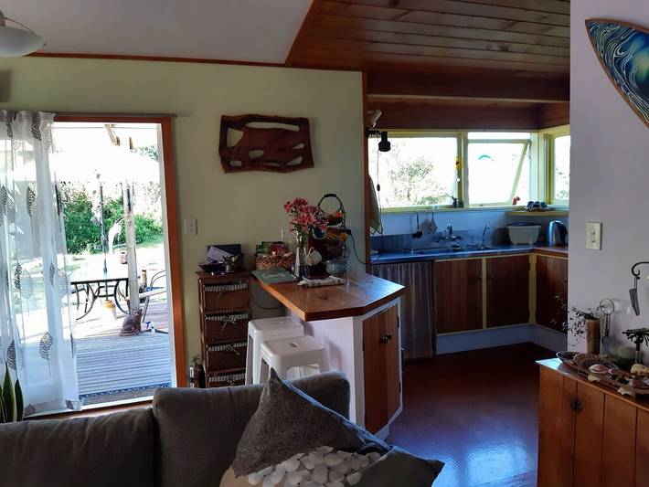 Holiday home for 5 people, with garden in Waikato
