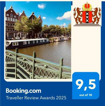 Boot für 4 Personen, mit Terrasse und Ausblick in Amsterdam
