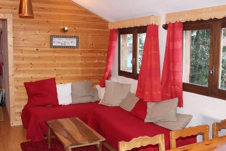 Appartement entier, Vars 3 pièces dans un chalet in Vars (station de ski), Vars