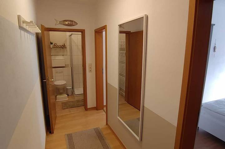 Ganze Wohnung, Gemütliches Appartment \"Flunder\" mit Balkon und Blick ins Grüne in Büsum, Kreis Dithmarschen