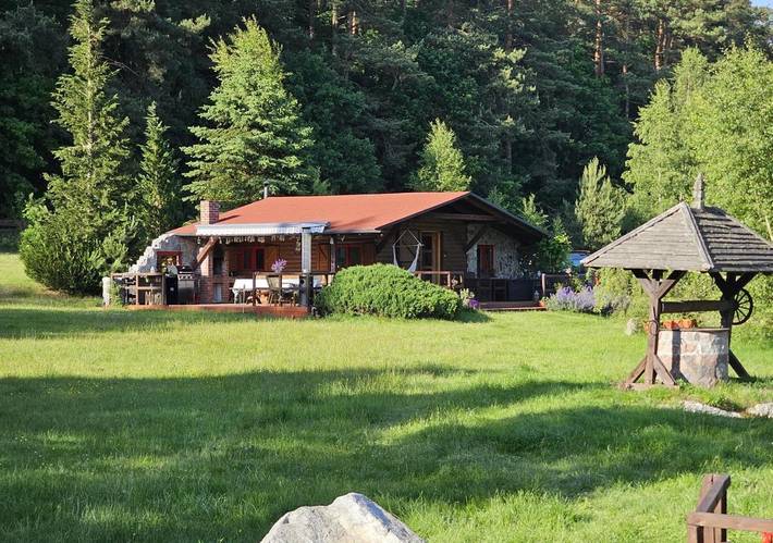 Domek letniskowy dla 4 osób, z taras i ogród w Bory Tucholskie