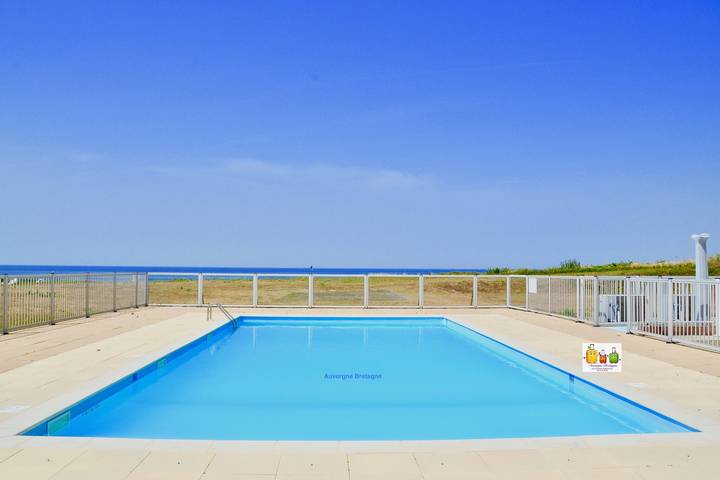 Location de vacances pour 4 personnes, avec jardin et bassin pour enfant, adapté aux familles à Guidel