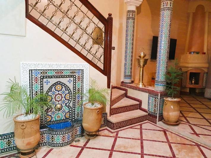Maison de vacances pour 6 personnes, avec jardin ainsi que vue et piscine à Marrakech