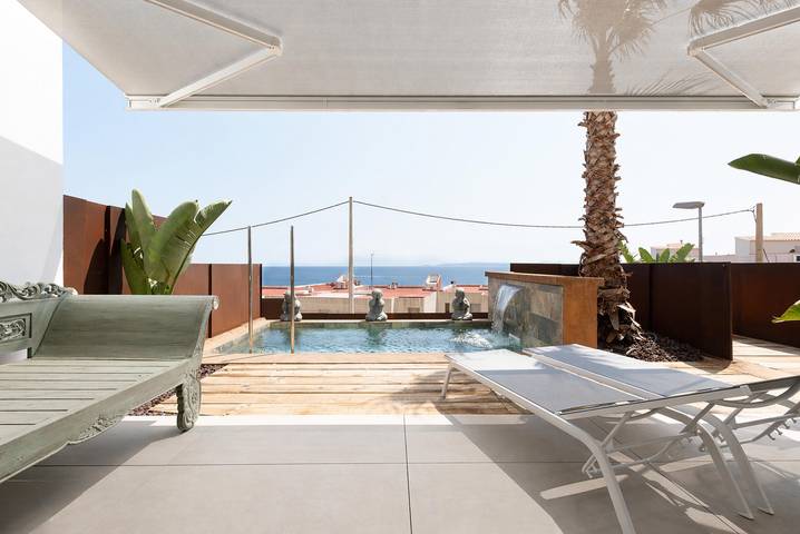 Chalet für 6 Personen, mit Meerblick und Balkon in Roses