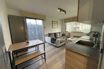 Gîte pour 4 personnes, avec jardin à Sallanches