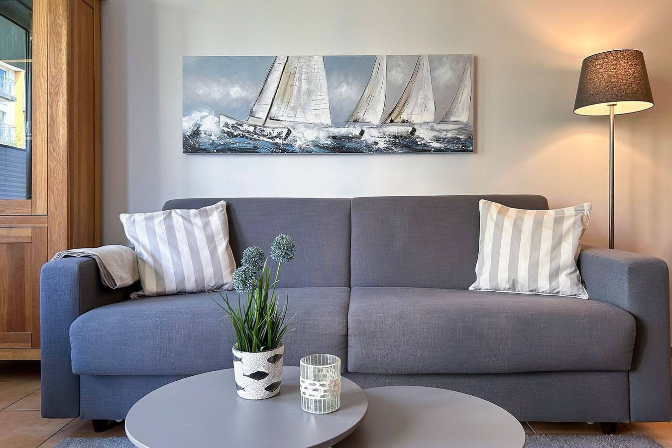 Ganze Wohnung, Ferienwohnung 11 mit Terrasse und Strandkorb am Strand, Haus Hohe Worth Duhnen in Duhnen, Cuxhaven