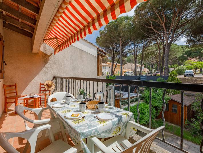 Gîte pour 4 personnes, avec Balcon et Vue dans Plage de la Nartelle
