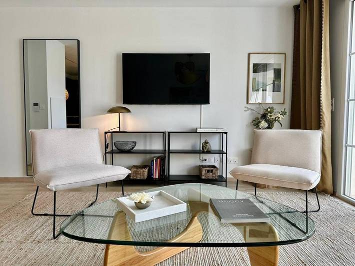 Appart’hôtel pour 4 personnes, avec Balcon et Terrasse ainsi que Jardin et Vue à Lanton