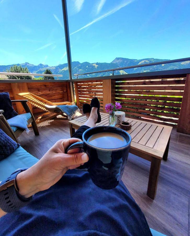 Double Room with Mountain View in Tesero, Fleimstaler Alpen