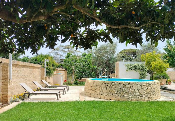 Maison de vacances pour 9 personnes, avec Jardin à Parabita