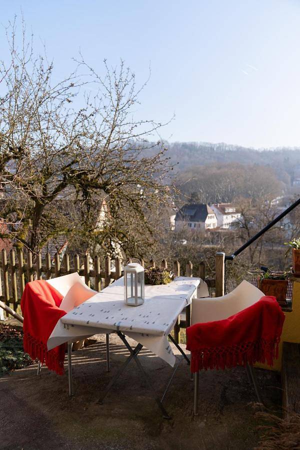 Geheel appartement, Gemütliche Gartenwohnung mit Altstadtblick in Schwäbisch Hall, Hohenlohe