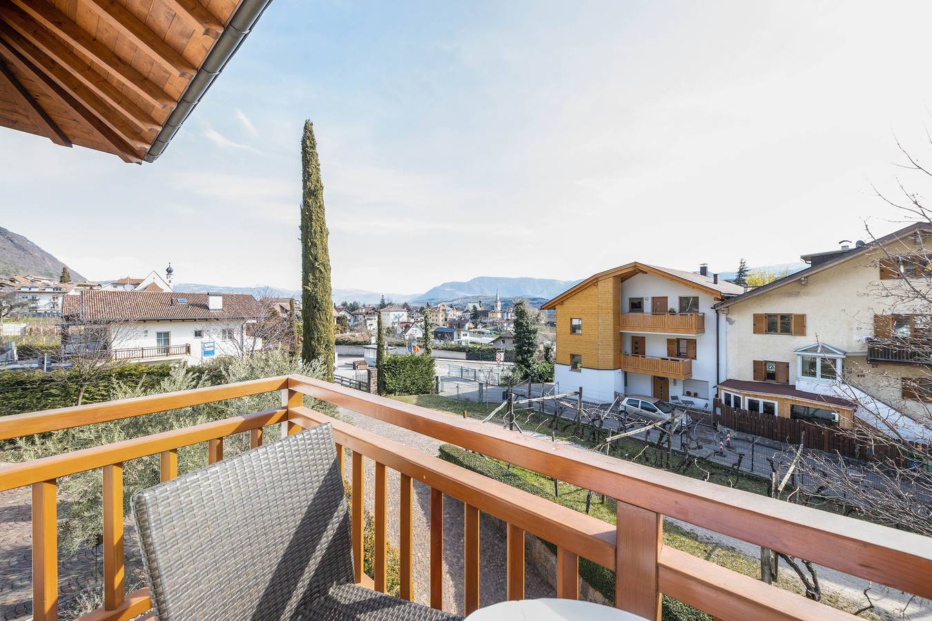 Appartamento intero, "Stompferhof Erkerwohnung" a Caldaro con piscina in comune, balcone e giardino in Lago di Caldaro, Caldaro sulla Strada del Vino