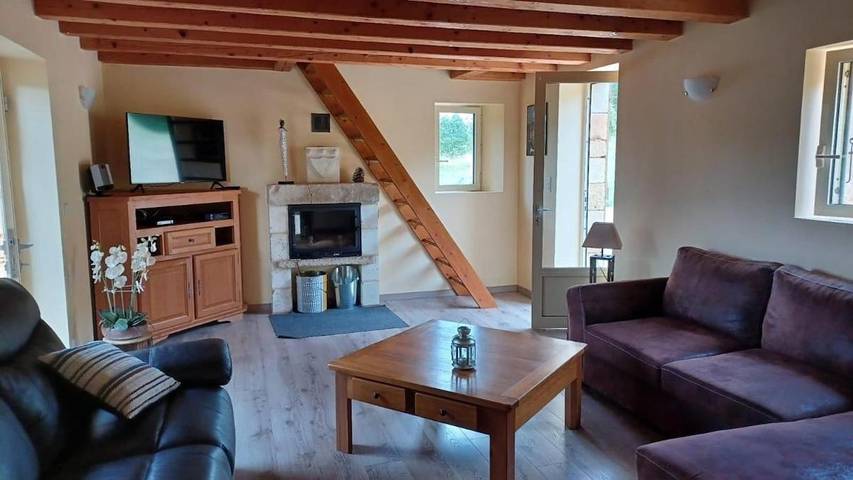 Location de vacances pour 10 personnes, avec piscine et sauna ainsi que jardin et vue, animaux acceptés à Daglan - 4