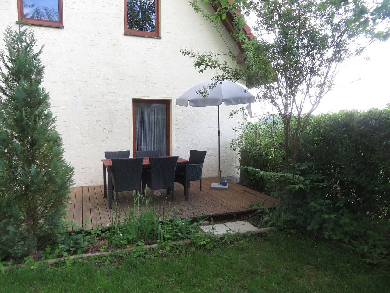 Ganze Wohnung, Ferienhaus Waldblick - Gemütliches Ferienhaus (125qm) mit Balkon und Garten in Hohenberg an der Eger, Landkreis Wunsiedel im Fichtelgebirge