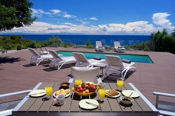 Villa pour 5 personnes, avec balcon dans Skala