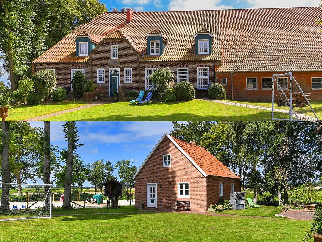 Ferienhof Historisches Altwerdumer Grashaus in Werdum - Ferienwohnung Taubenschlag in Werdum, Landkreis Wittmund