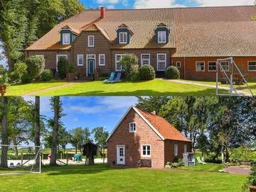 Bauernhaus für 6 Personen, mit Garten, mit Haustier in Werdum