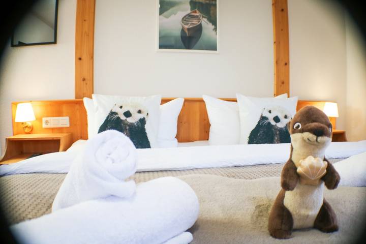 Ordinary Otter - Standard Doppelzimmer im House of Happiness in Schluchsee Ort, Schluchsee