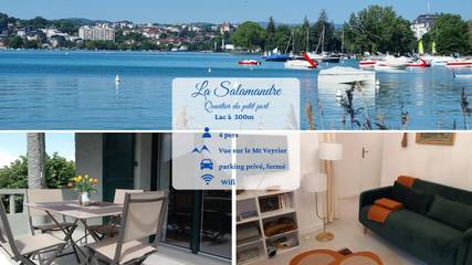 Gîte pour 4 personnes, avec vue et jardin dans Port d'Albigny