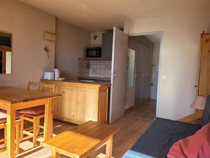 Studio pour 4 personnes, avec Balcon