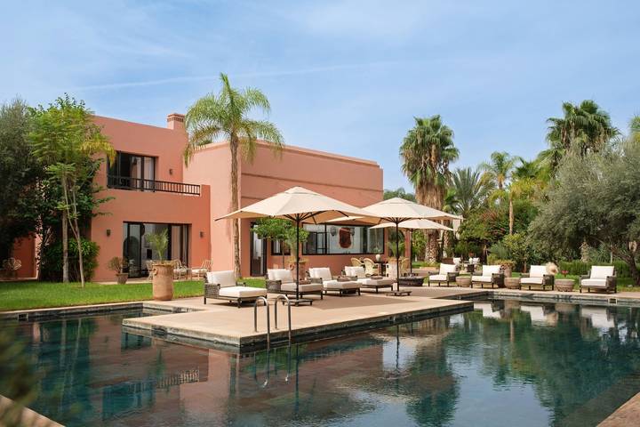 Villa pour 8 personnes, avec balcon et jardin à Marrakech