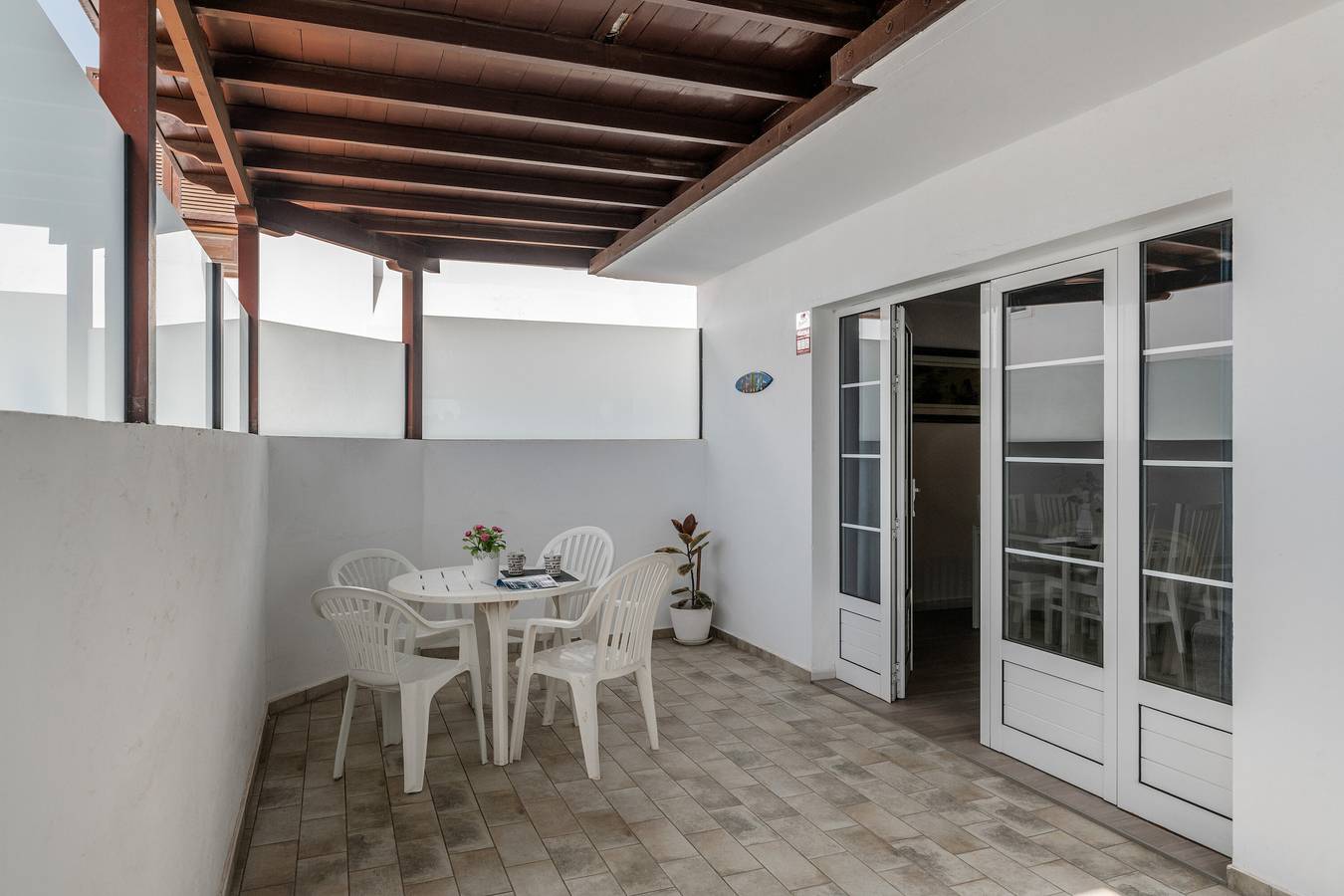 Casa de vacaciones 'Melani, Sea and Relax' con terraza privada in Playa Honda, San Bartolomé