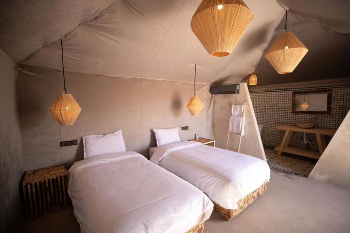 Tente pour 4 personnes, avec vue et jardin au Maroc - 3