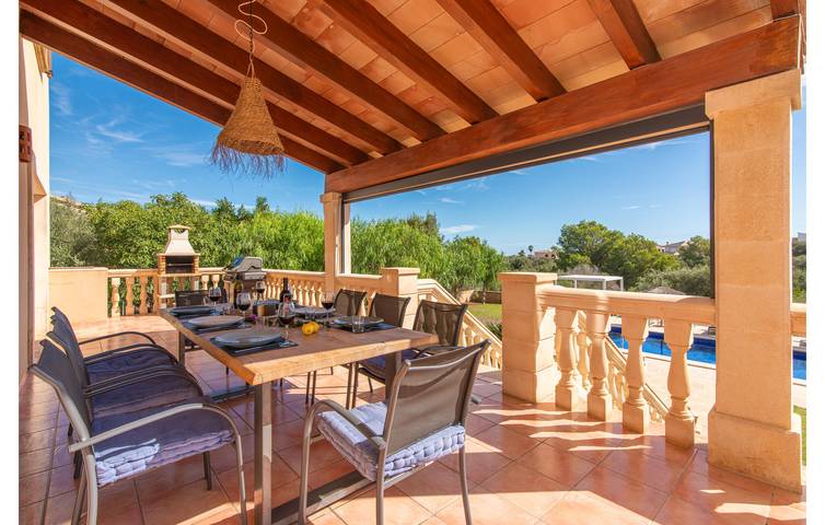 Finca mit Pool für 8 Personen, mit Terrasse in Portocolom - 4