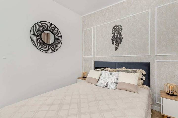 Ganze Wohnung, Geräumiges Apartment | Zwei Schlafzimmer und Balkon in Danzig, Zatoka Gdańska
