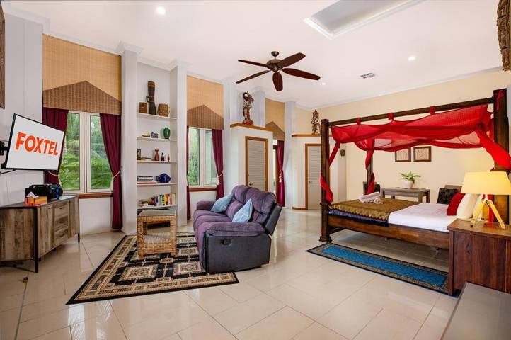 Appartement de vacances pour 2 personnes, avec piscine ainsi que jardin et vue