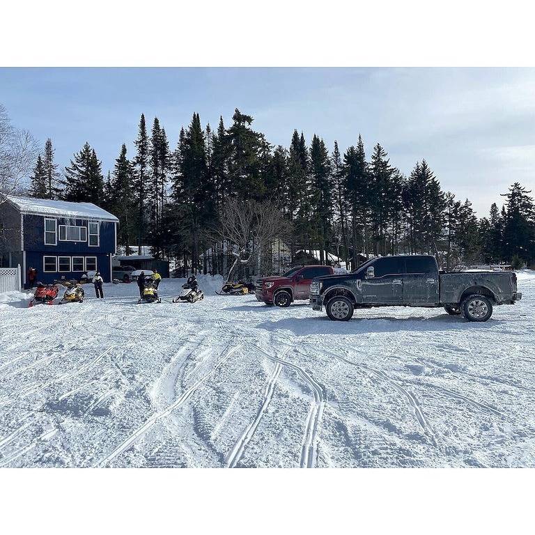 Grouse Landing on Back Lake in Pittsburg (NH), Coös County