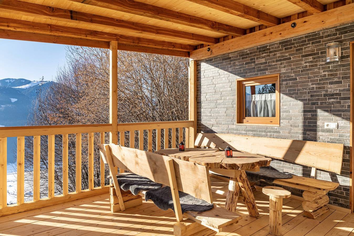 Ferienhaus 'Haus Glückswiese' mit Blick ins Zillertal mit privater Terrasse in Bruck am Ziller, Bezirk Schwaz