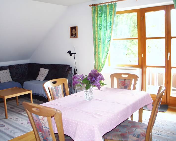 Ferienwohnung für 4 Personen, mit Balkon und Garten sowie Seeblick - 1