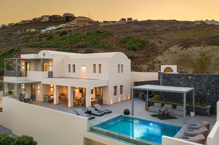 Villa pour 12 personnes, avec terrasse à Santorin - 2