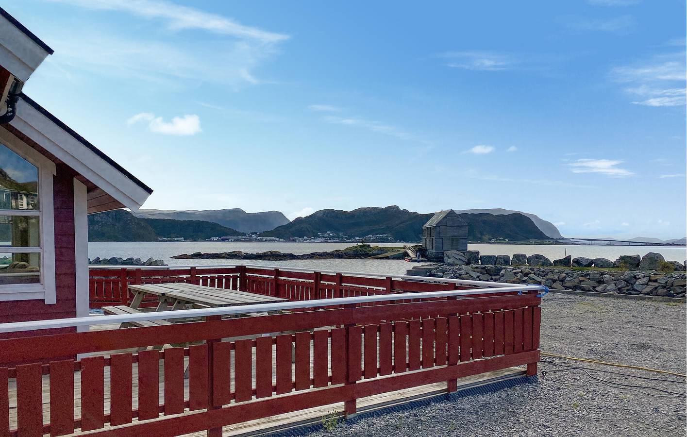 Ferienhaus für 6 Personen mit Ausblick in Herøy