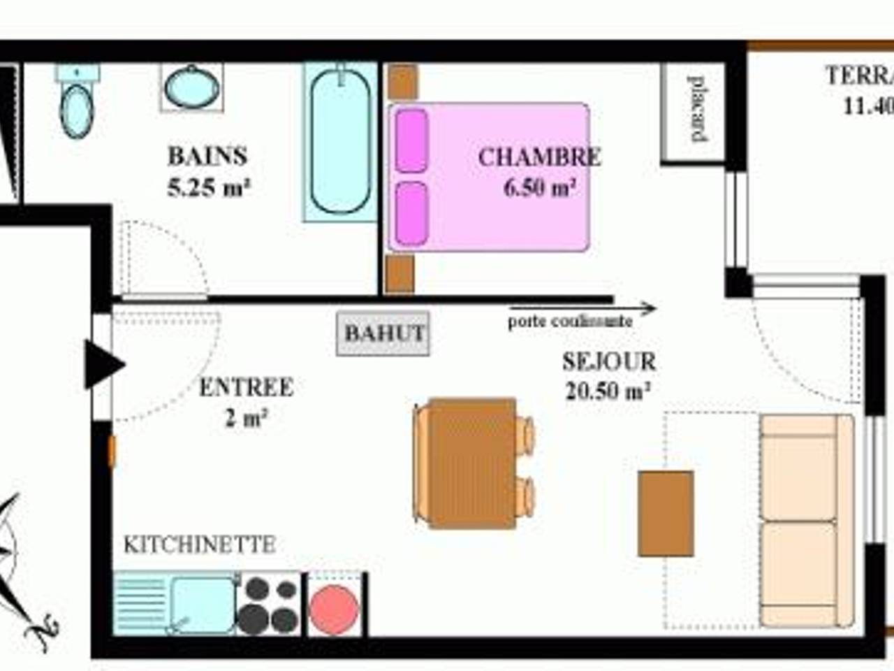Entire apartment, Quiet Apartment Pmr Adapted, Aussois in Aussois, Saint-Jean-de-Maurienne region