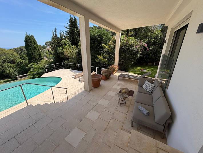 Villa « Julia » con vistas al mar, Wi-Fi y aire acondicionado in Le Cannet, Costa mediterránea (Francia)
