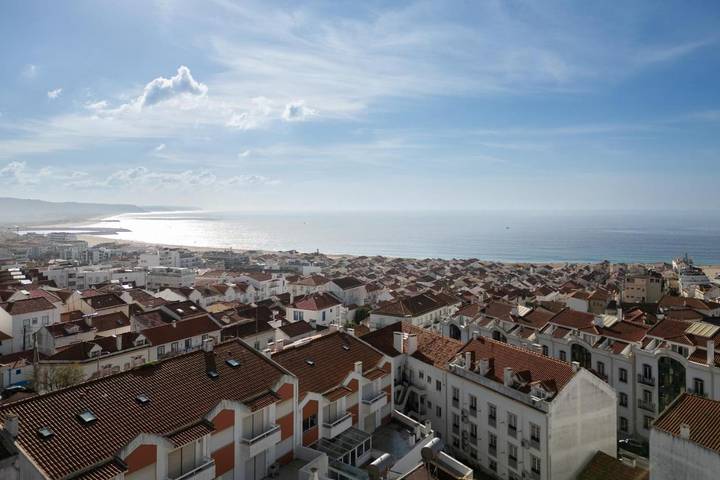 Maison de vacances pour 4 personnes, avec balcon et vue à Nazaré