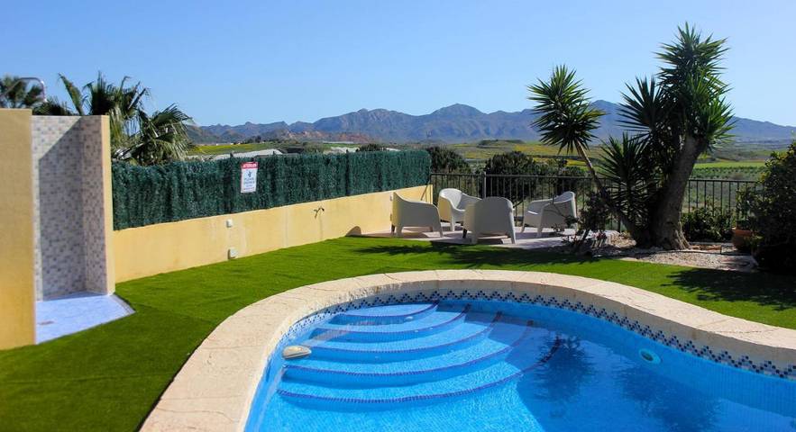 Casa rural para 4 personas, con Terraza y Jardín además de Piscina y Vistas en Mazarrón